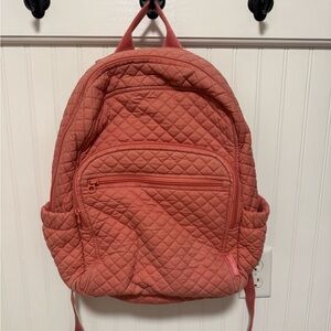 Vera Bradley Bancroft Coral Backpack
